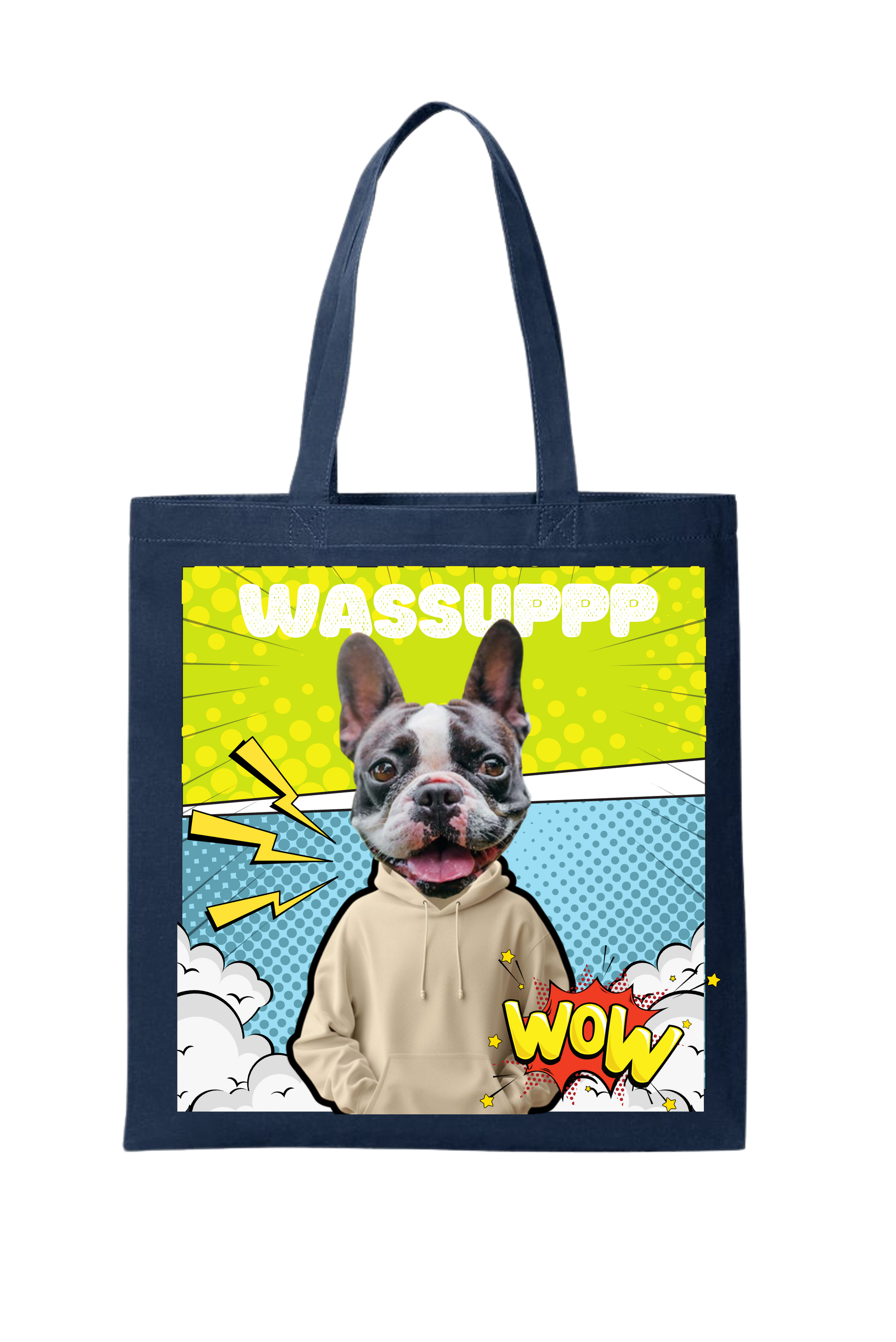 Navy Tote Bag